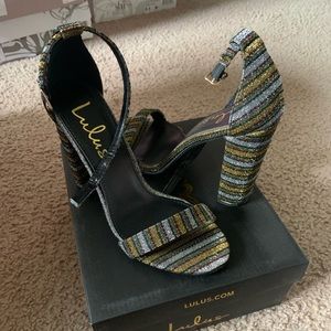 Multicolor heels